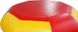 Тюбинг санки ватрушка для снега желто-красный ЛСТ-9004
