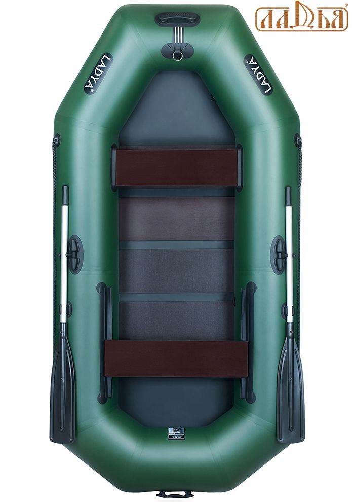 Надувний човен Ладья ЛТ-270ЕС зі сланевим килимком