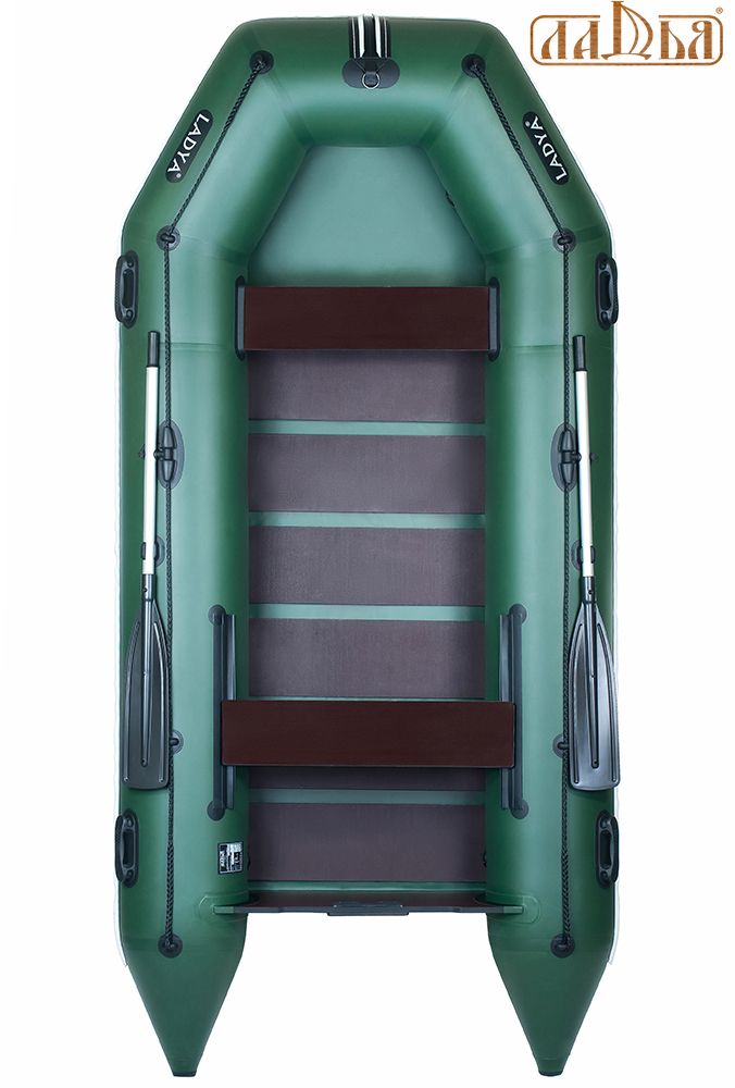 Моторний надувний човен Ладья ЛТ-330МЕ зі сланевим килимком
