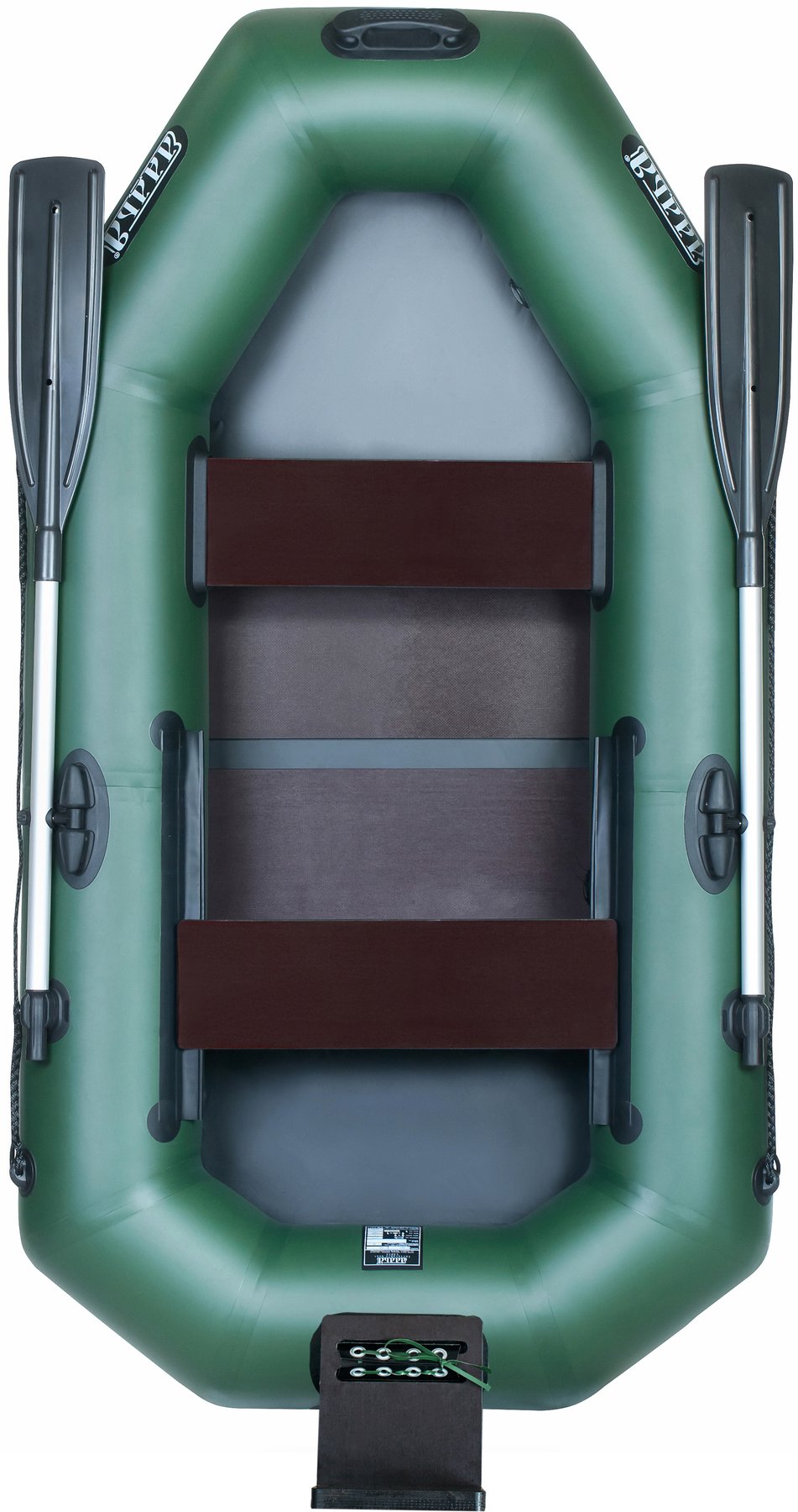 Надувний човен Ладья ЛТ-220ДЕСТ зі сланевим килимком