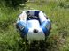 Надувний човен плотик Ладья ЛТ-120 біло-синя